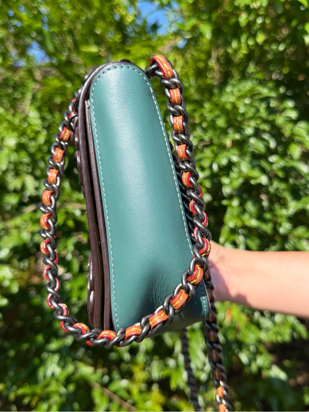 COACH Dinky 24 With Linked Tea Rose 21585 - Picture 6 of 11